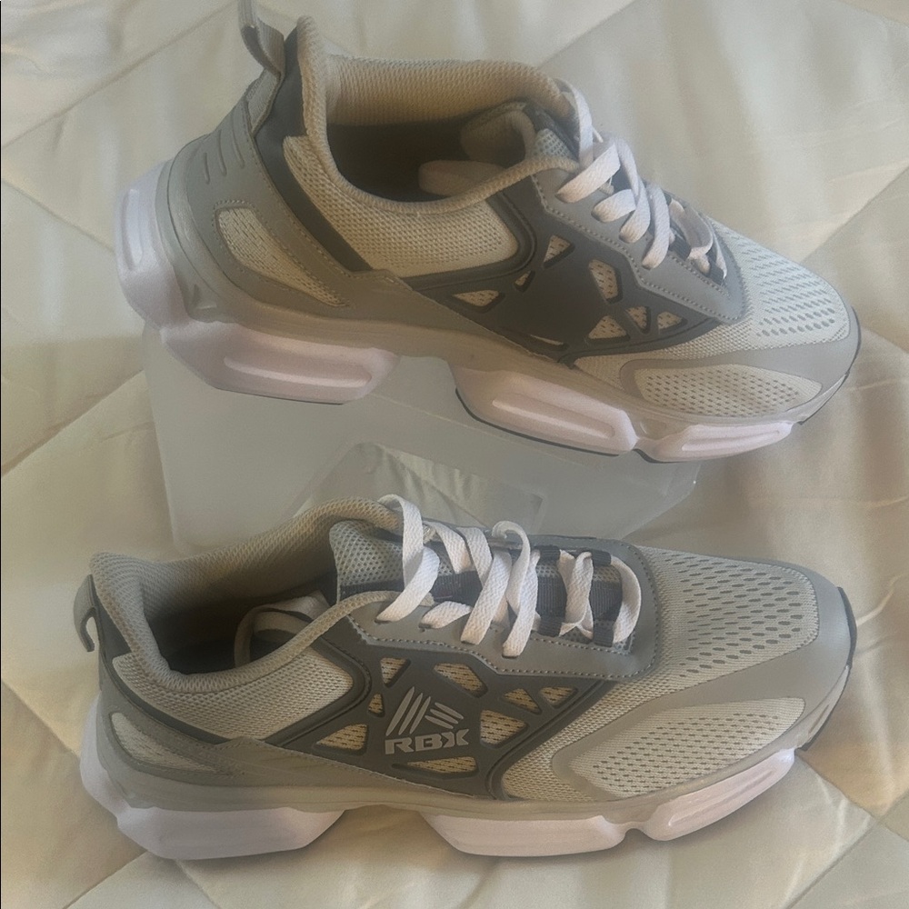 RBX NWOT Light Gray and White Running Shoes